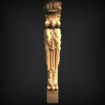Stylish 3D Leg CNC Design File 316