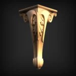 Stylish 3D Leg CNC Design File 325