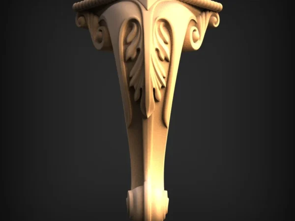 Stylish 3D Leg CNC Design File 325