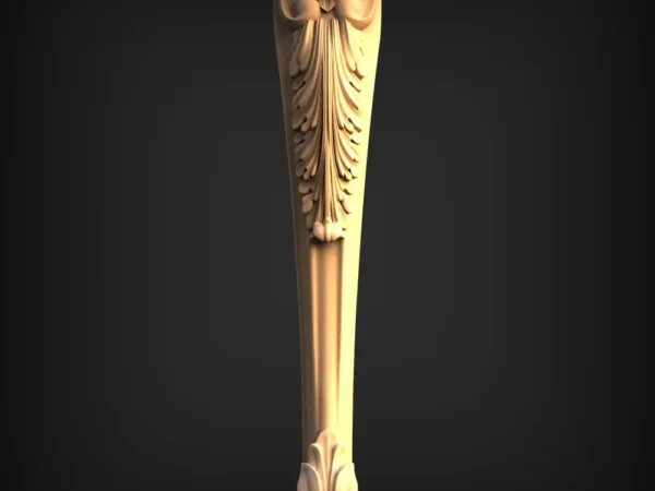 Stylish 3D Leg CNC Design File 326