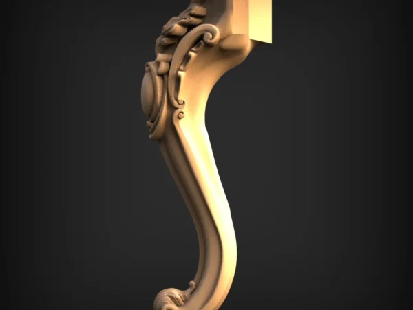 Stylish 3D Leg CNC Design File 351