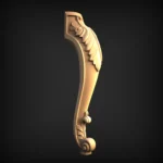 Stylish 3D Leg CNC Design File 355