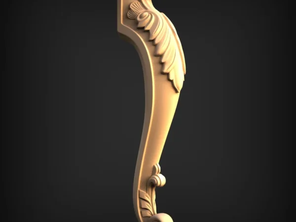 Stylish 3D Leg CNC Design File 355