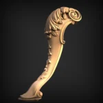Stylish 3D Leg CNC Design File 361
