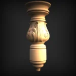 Stylish 3D Leg CNC Design File 382