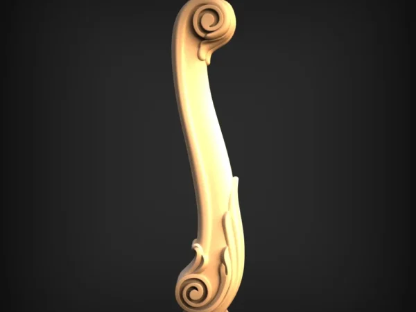 Stylish 3D Leg CNC Design File 388