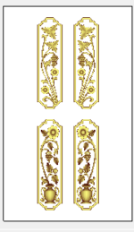 Modern 3D Double Door CNC Design Files 11 - Image 2