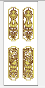 Modern 3D Double Door CNC Design Files 12 - Image 2