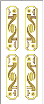 Modern 3D Double Door CNC Design Files 19 - Image 2