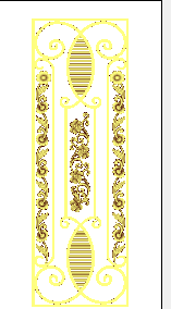 Modern 3D Door CNC Design File 16