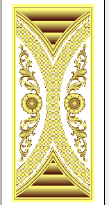 Modern 3D Door CNC Design File 17