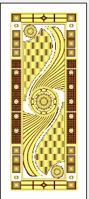 Modern 3D Door CNC Design File 30