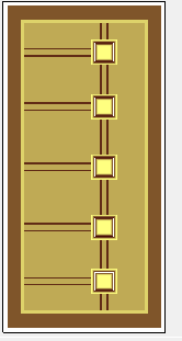 Modern 3D Door CNC Design File 31