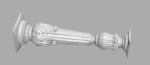 Stylish 3D Leg CNC Design File 22 - Image 2