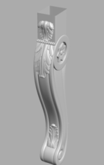 Stylish 3D Leg CNC Design File 82 - Image 2