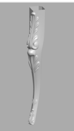 Stylish 3D Leg CNC Design File 96 - Image 2