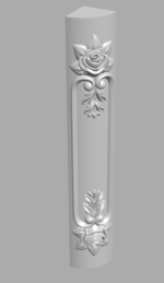 Stylish 3D Leg CNC Design File 119 - Image 2