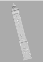 Stylish 3D Leg CNC Design File 294 - Image 2