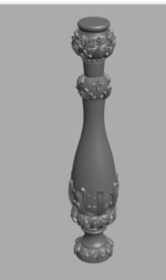 Stylish 3D Leg CNC Design File 300 - Image 2