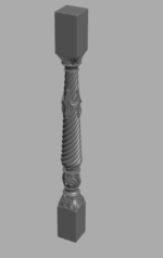 Stylish 3D Leg CNC Design File 303 - Image 2