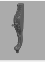 Stylish 3D Leg CNC Design File 305 - Image 2