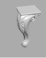 Stylish 3D Leg CNC Design File 325 - Image 2