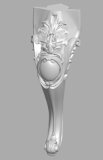 Stylish 3D Leg CNC Design File 351 - Image 2