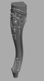 Stylish 3D Leg CNC Design File 368 - Image 2