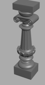 Stylish 3D Leg CNC Design File 380 - Image 2