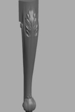 Stylish 3D Leg CNC Design File 383 - Image 2