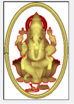 3D Ganesh CNC Design 9 - Image 2