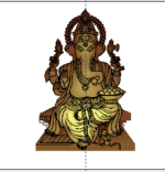 3D Ganesh ji CNC Design 10 - Image 2