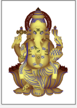 3D Ganesh ji CNC Design 14 - Image 2