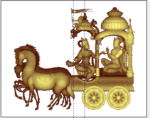 3D Krishna Arjun Rath CNC Design 83 - Image 2