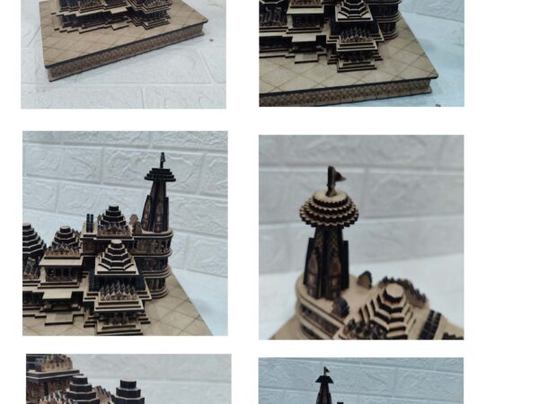 Ram Mandir CNC Model (11 × 7.5 inch)