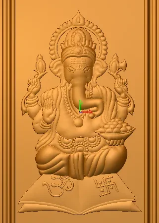 3D Ganesh CNC Design 2