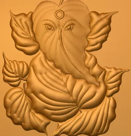 3D Ganesh ji CNC Design 3