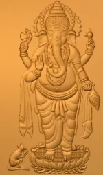 3D Ganesh CNC Design 4