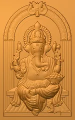 3D Ganesh ji CNC Design 7