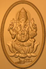 3D Ganesh CNC Design 9