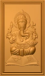 3D Ganesh ji CNC Design 12