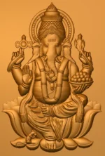 3D Ganesh ji CNC Design 14