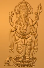 3D Ganesh CNC Design 16
