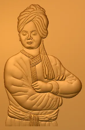 3D Sawmi vivekanand CNC Design 20