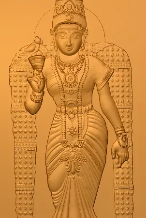 3D God CNC Design 25