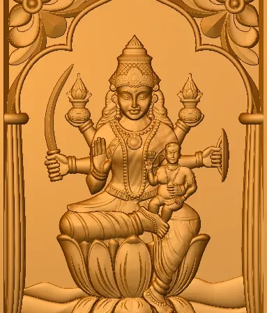 3D God CNC Design 27