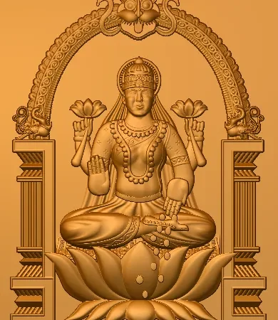 3D Laxmi CNC Design 28