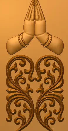 3D God CNC Design 52
