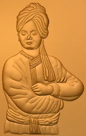 3D Swami vivekanand CNC Design 55