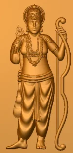 3D Ram ji CNC Design 74